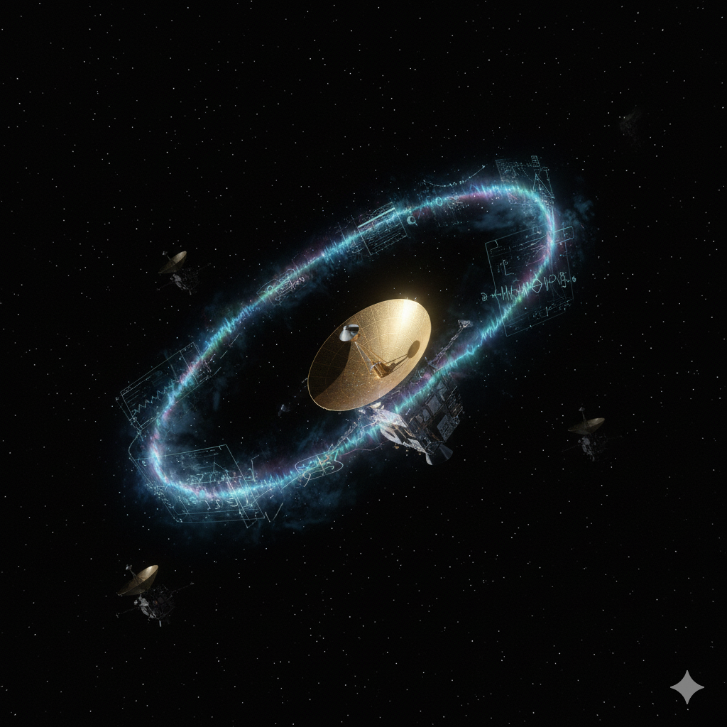 Voyager 2 drifting in interstellar space